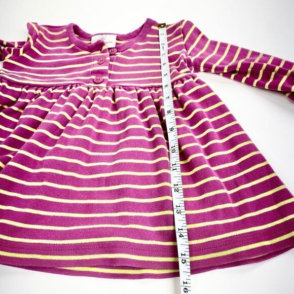 Hanna Andersson cotton stripe everyday dress 80cm 2T - Picture 5 of 6